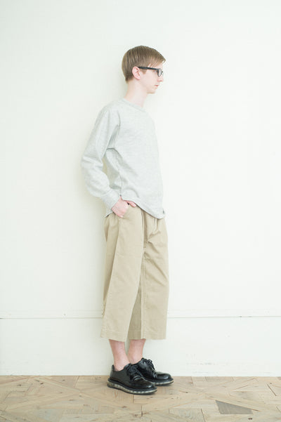 vintage satin 4/5 wide pants