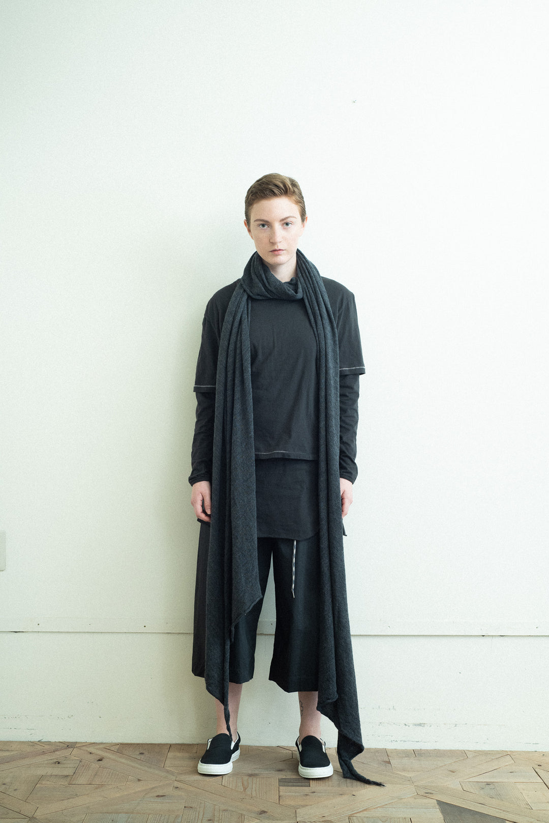 washable wool gauze stole – RYU