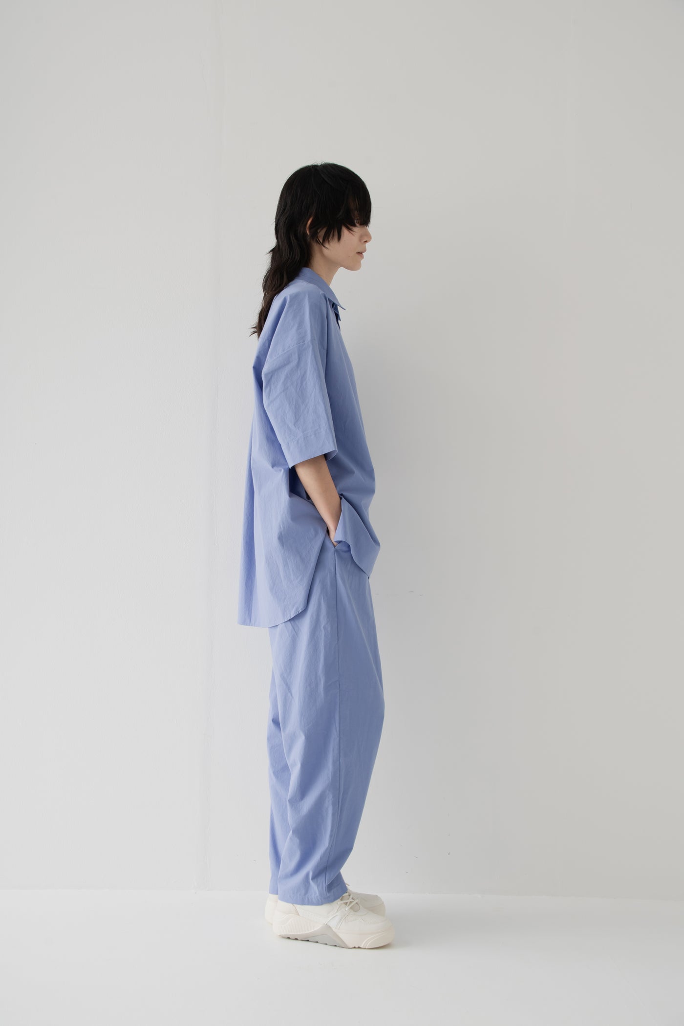 【予約商品】Omi-zarashi half-sleeve over shirt