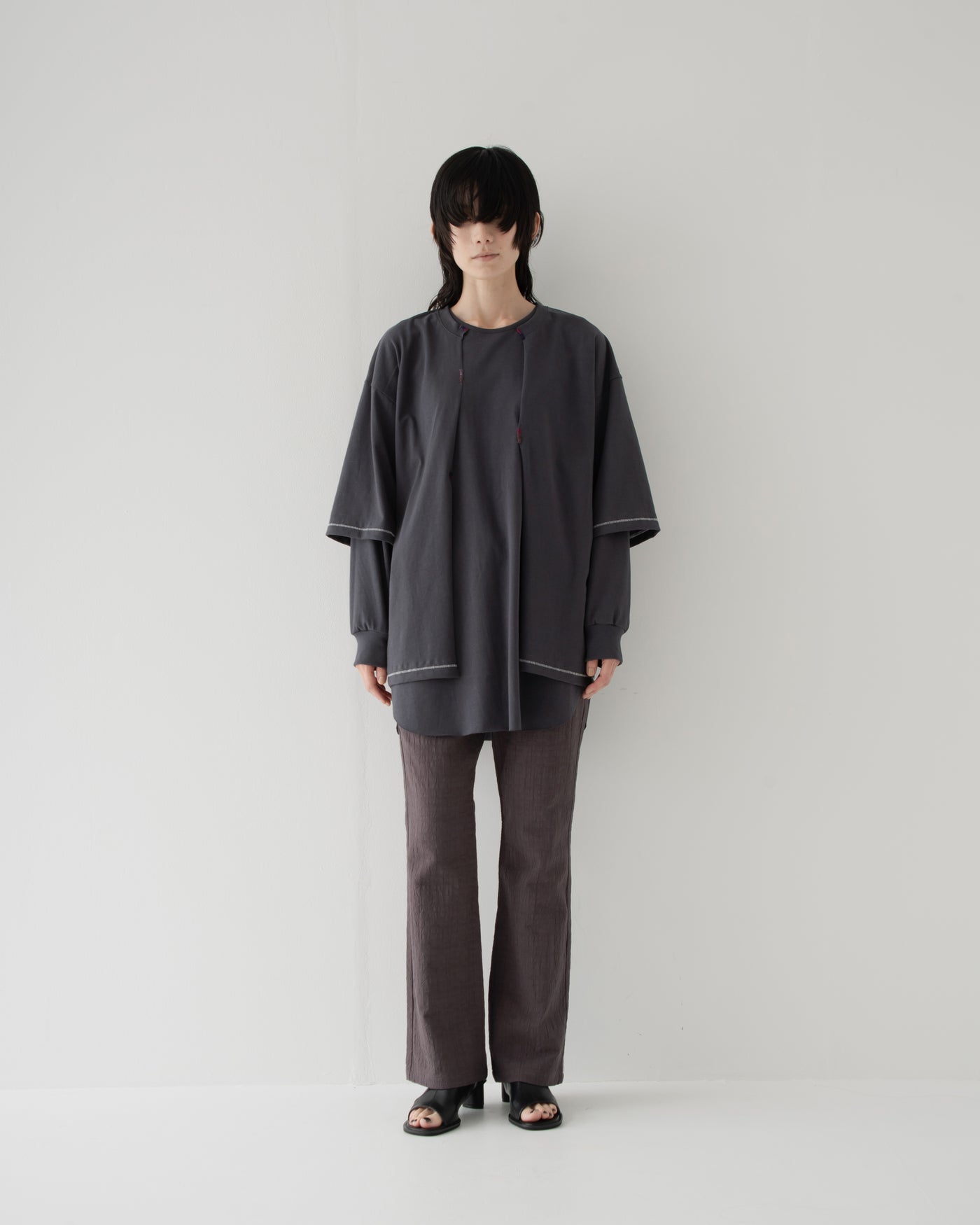 【予約商品】vintage-style open-front top