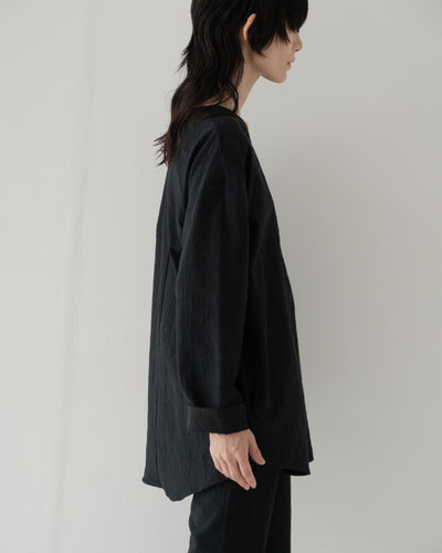 【予約商品】wrinkled effect v-neck pullover