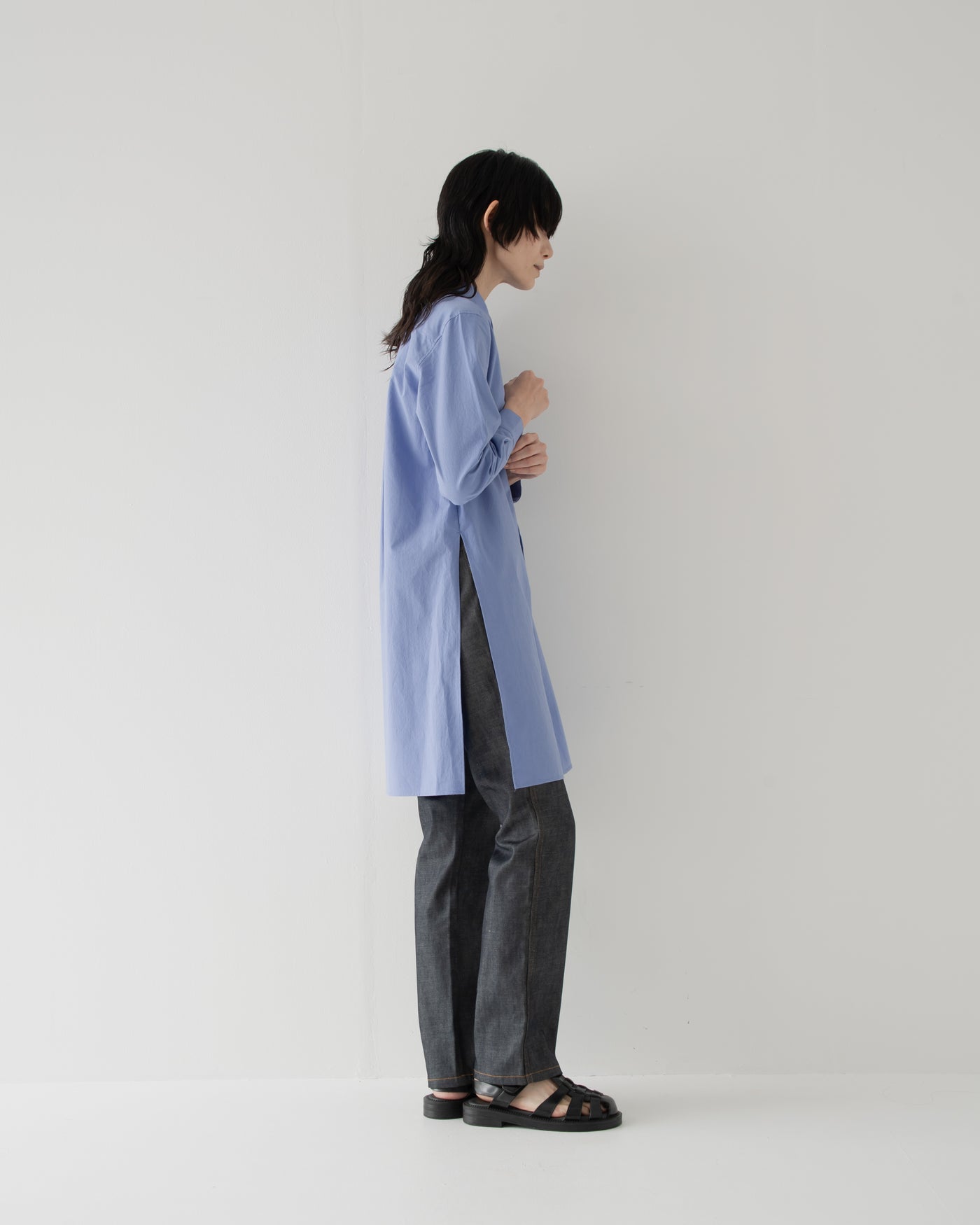 【予約商品】Omi-zarashi long shirt