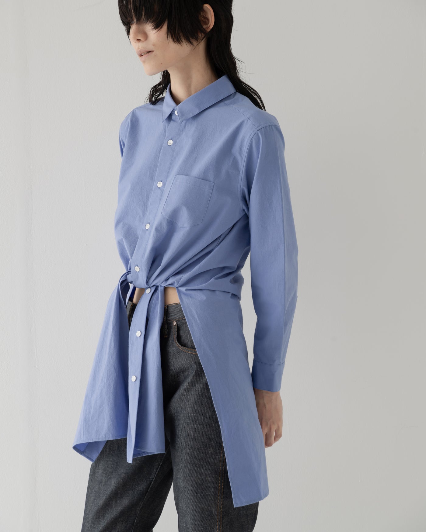 【予約商品】Omi-zarashi long shirt