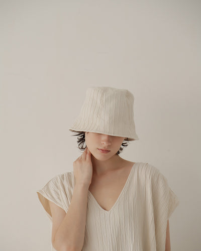silk cotton cloche hat