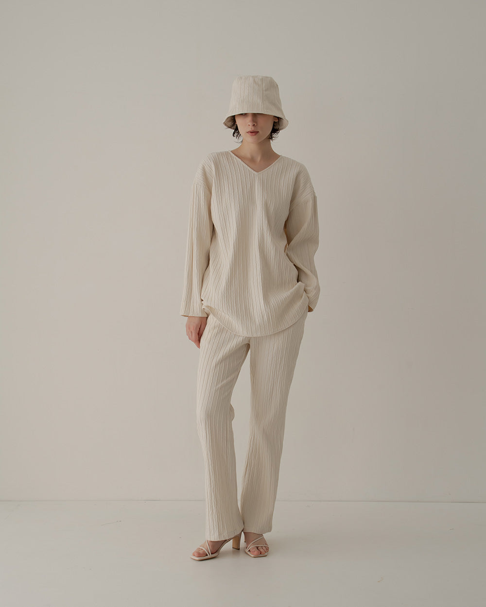 silk cotton flare pants