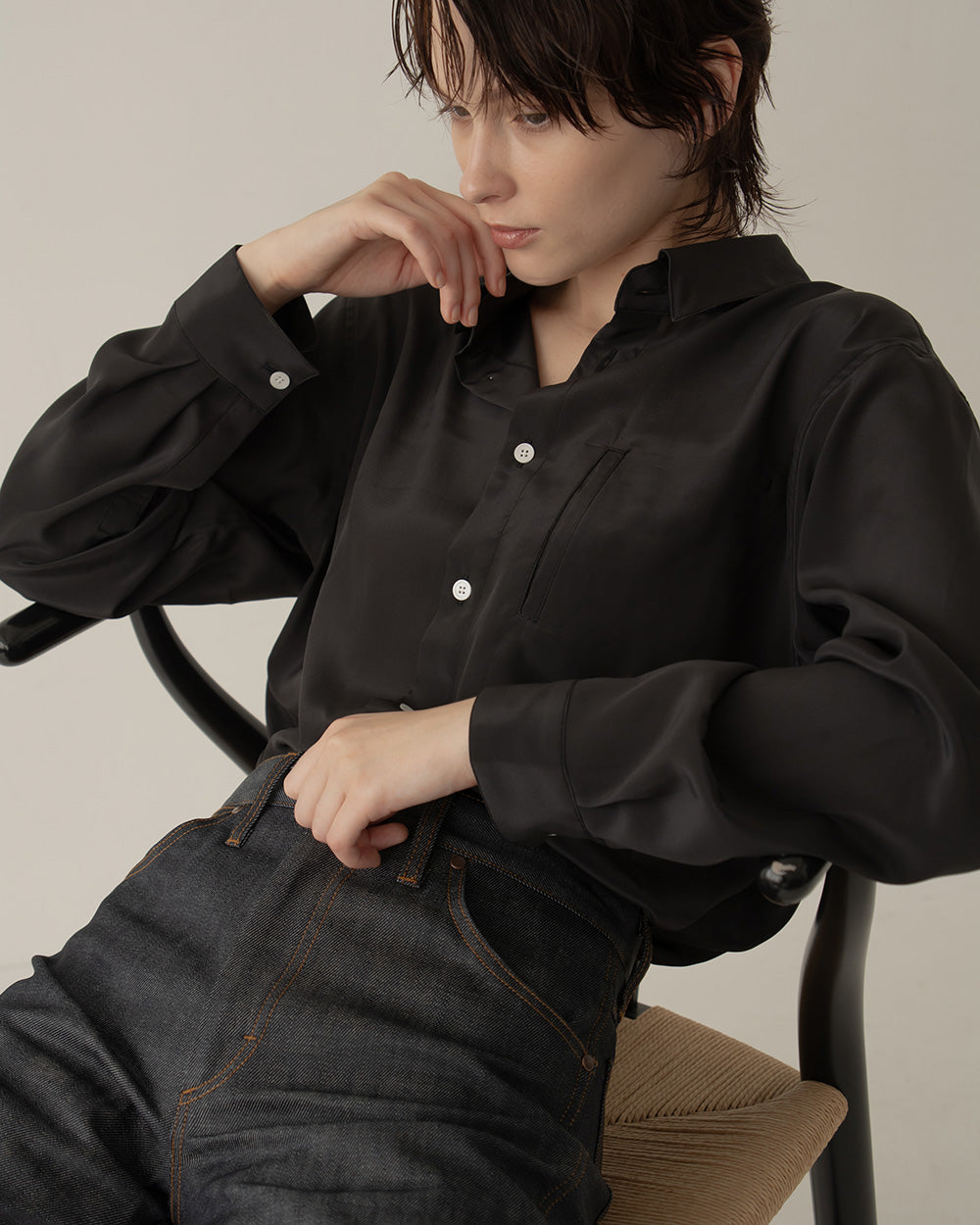 silk over shirt