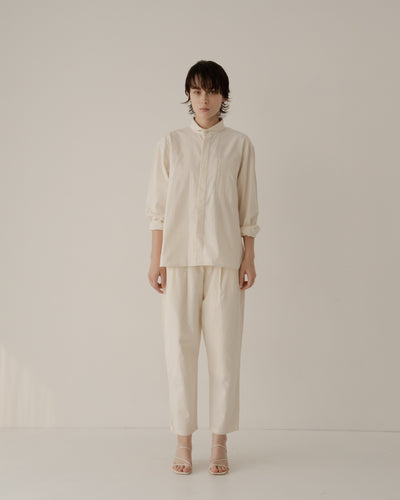 two-tuck wide pants