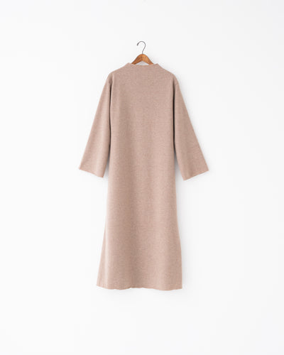 soft wool bottle neck dress