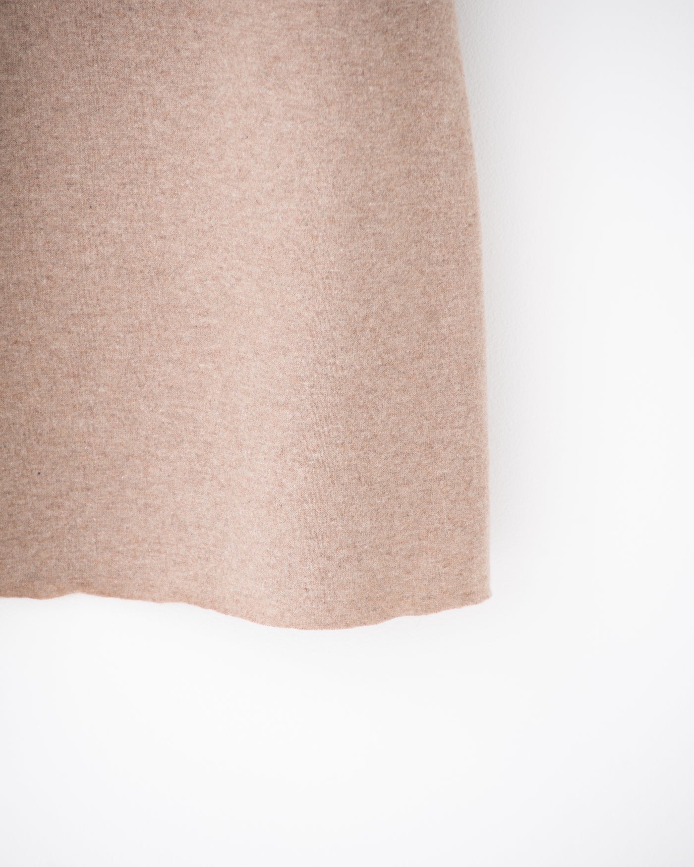 soft wool bottle neck dress
