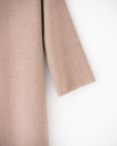 soft wool bottle neck dress