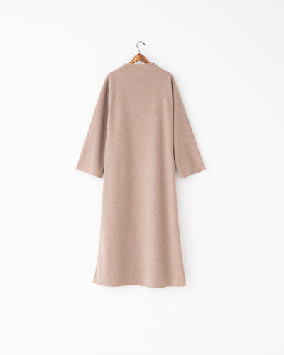 soft wool bottle neck dress