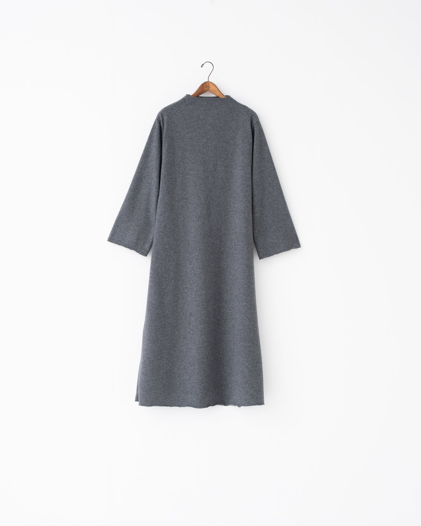soft wool bottle neck dress