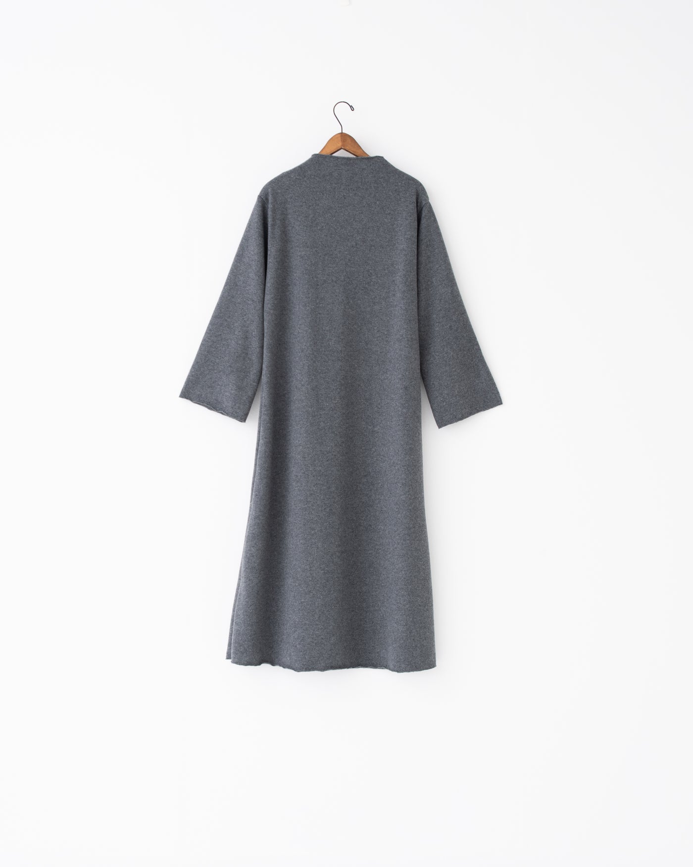 soft wool bottle neck dress