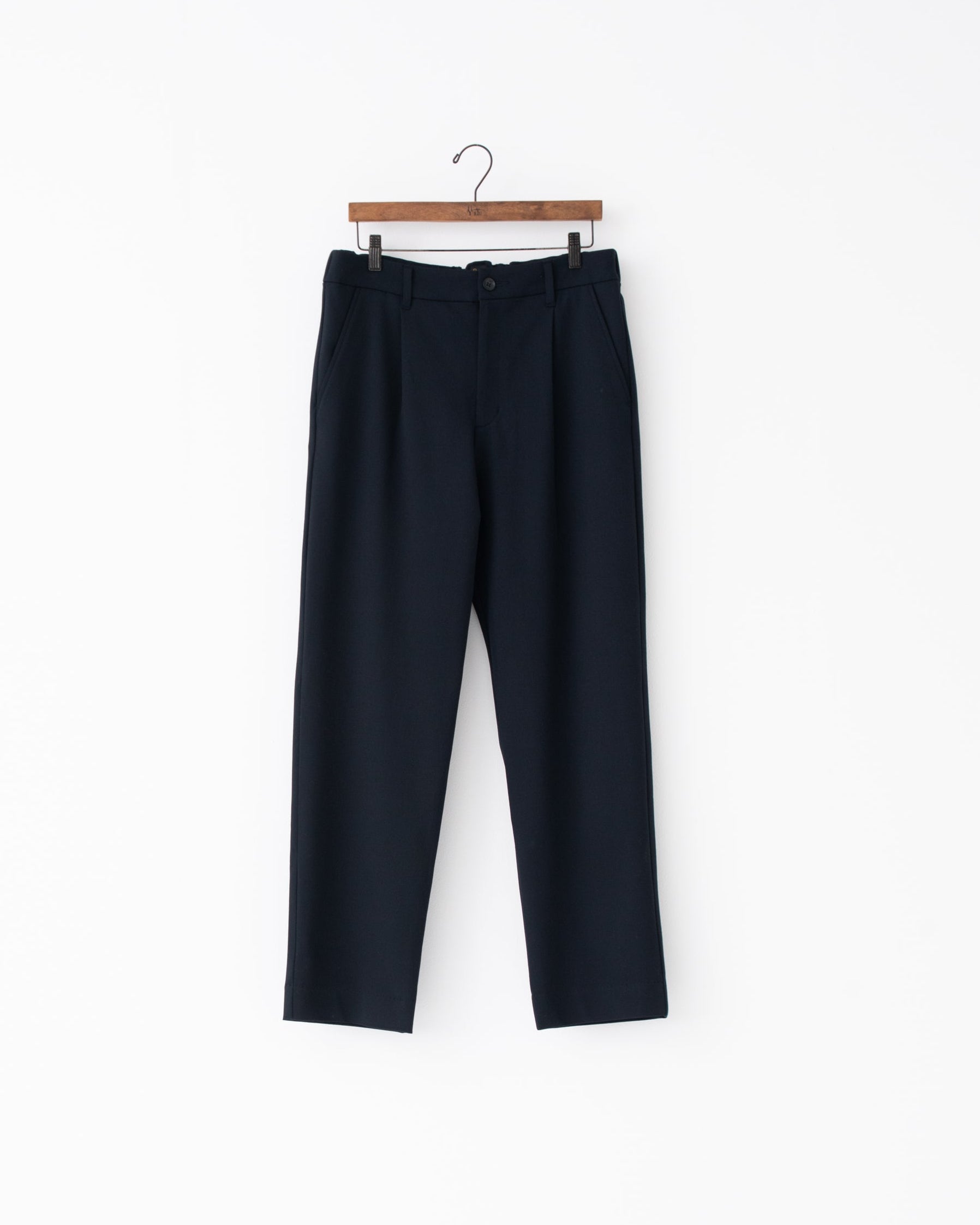 gabardine tapered slacks midnight