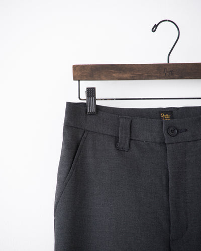 gabardine wide full-length slacks