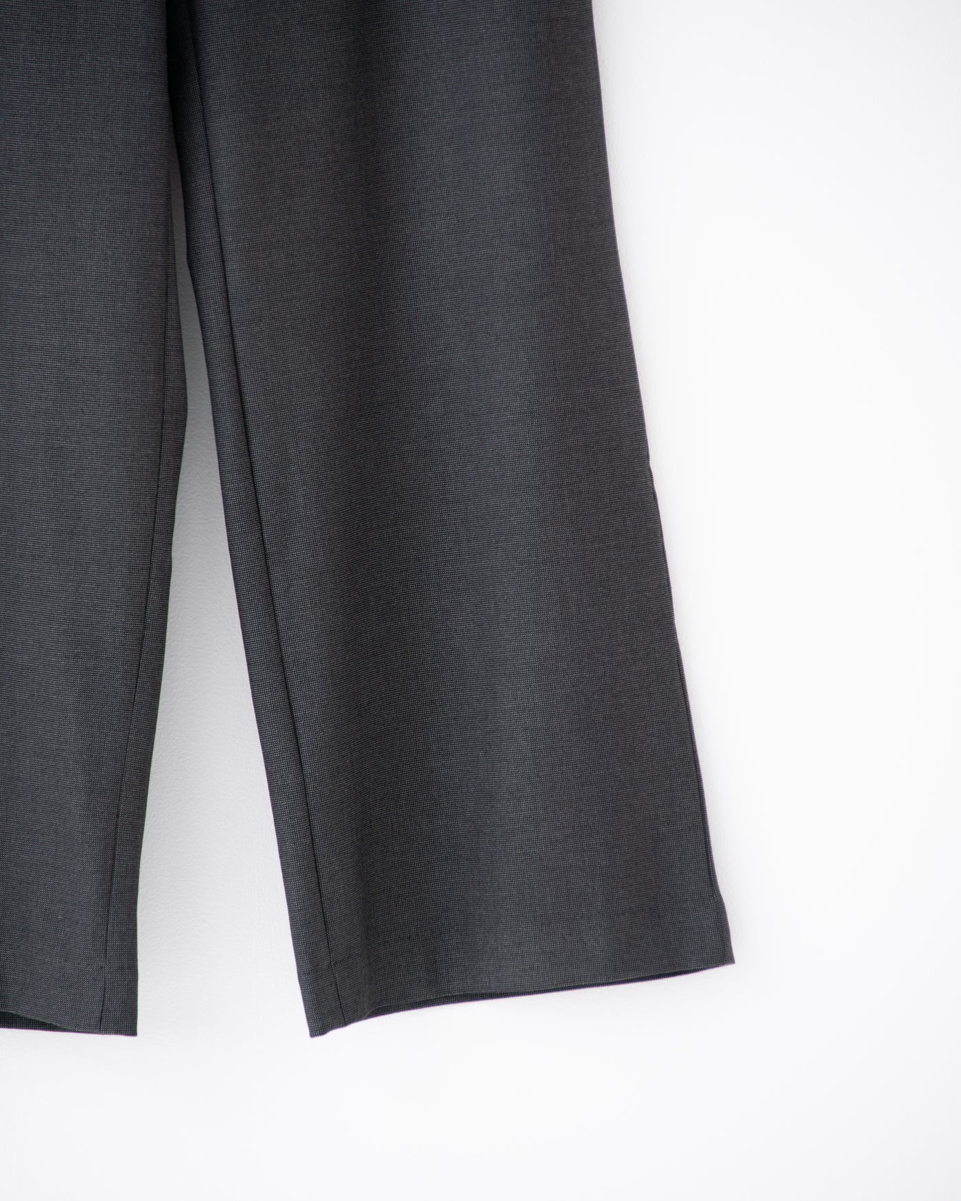 gabardine wide full-length slacks