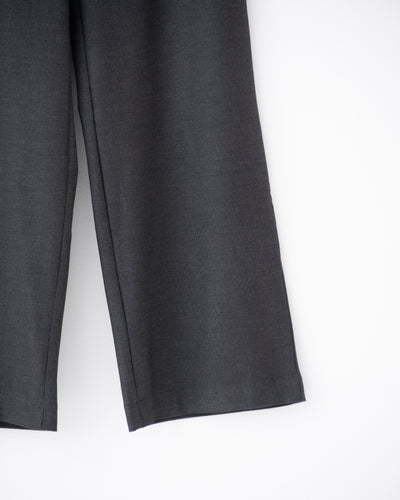 gabardine wide full-length slacks