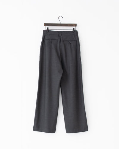 gabardine wide full-length slacks