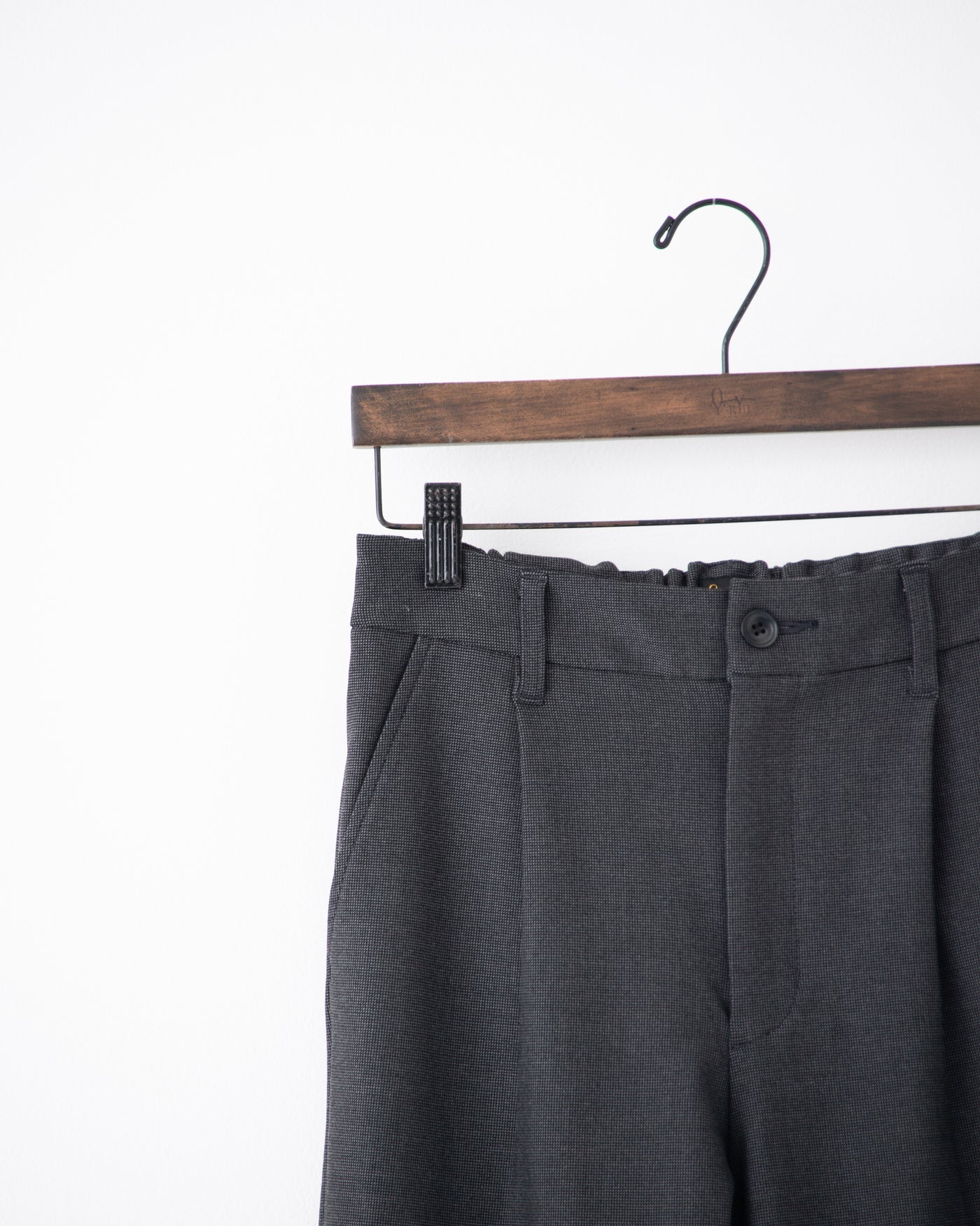 gabardine tapered slacks