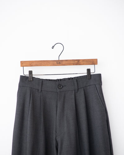 gabardine two-tuck slacks