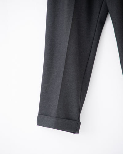 gabardine two-tuck slacks