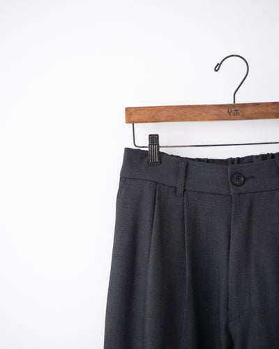 gabardine two-tuck slacks