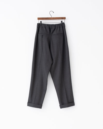 gabardine two-tuck slacks