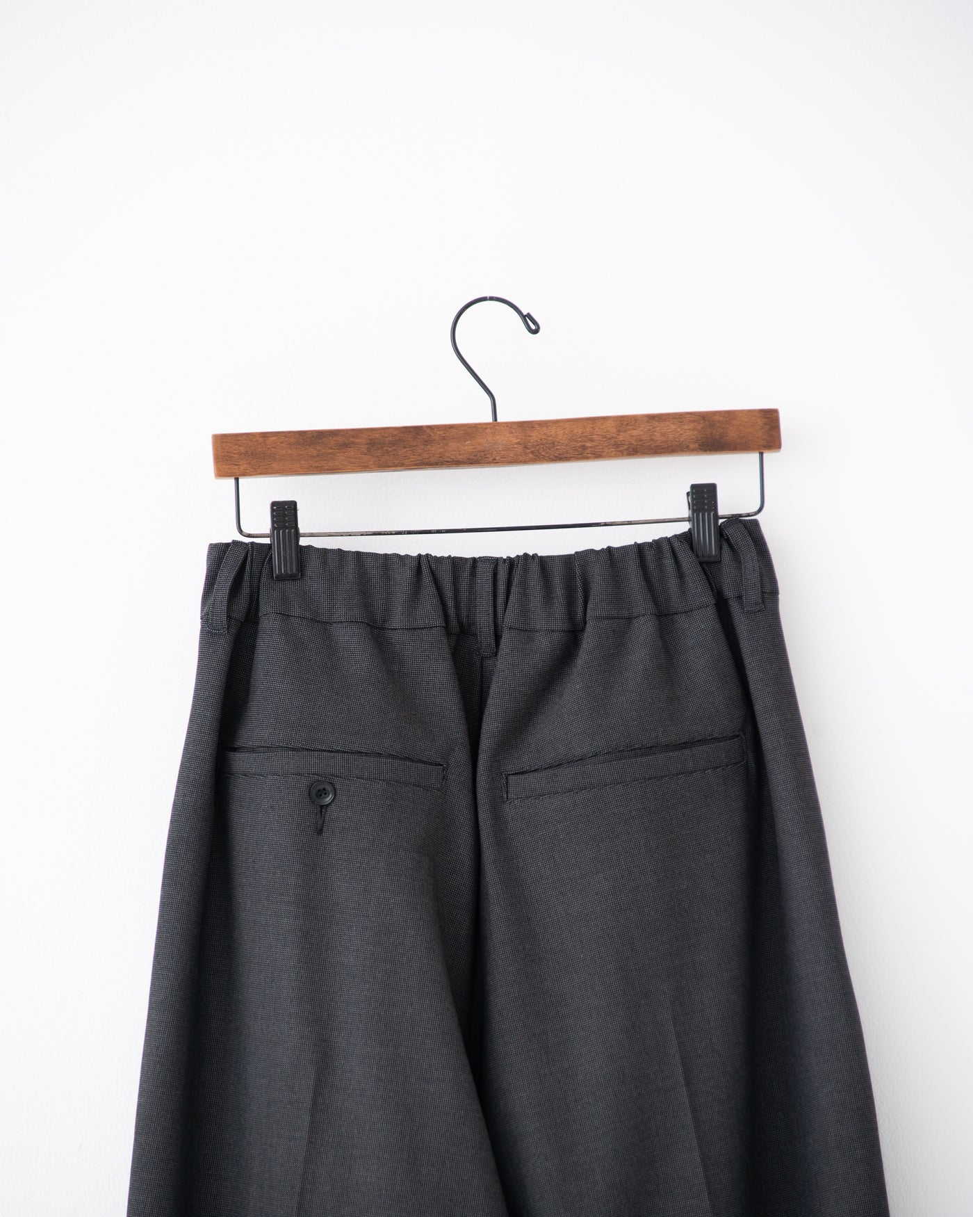 gabardine two-tuck slacks
