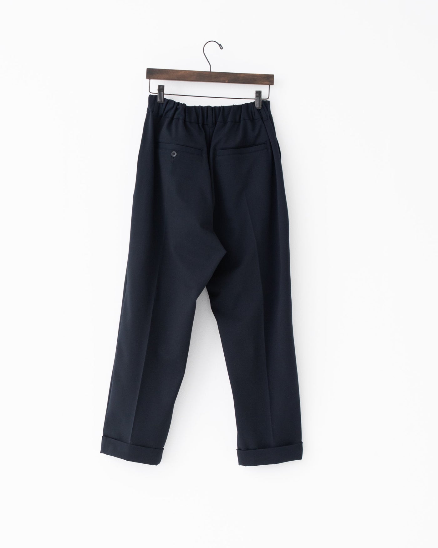 gabardine two-tuck slacks