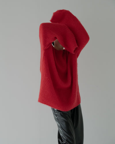 mohair pullover knit