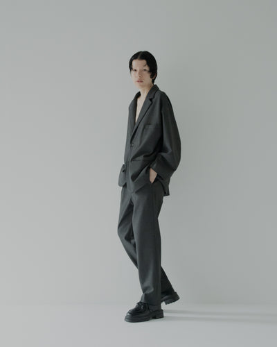 gabardine tapered slacks