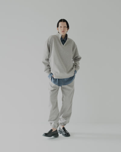 knit melton jogger pants