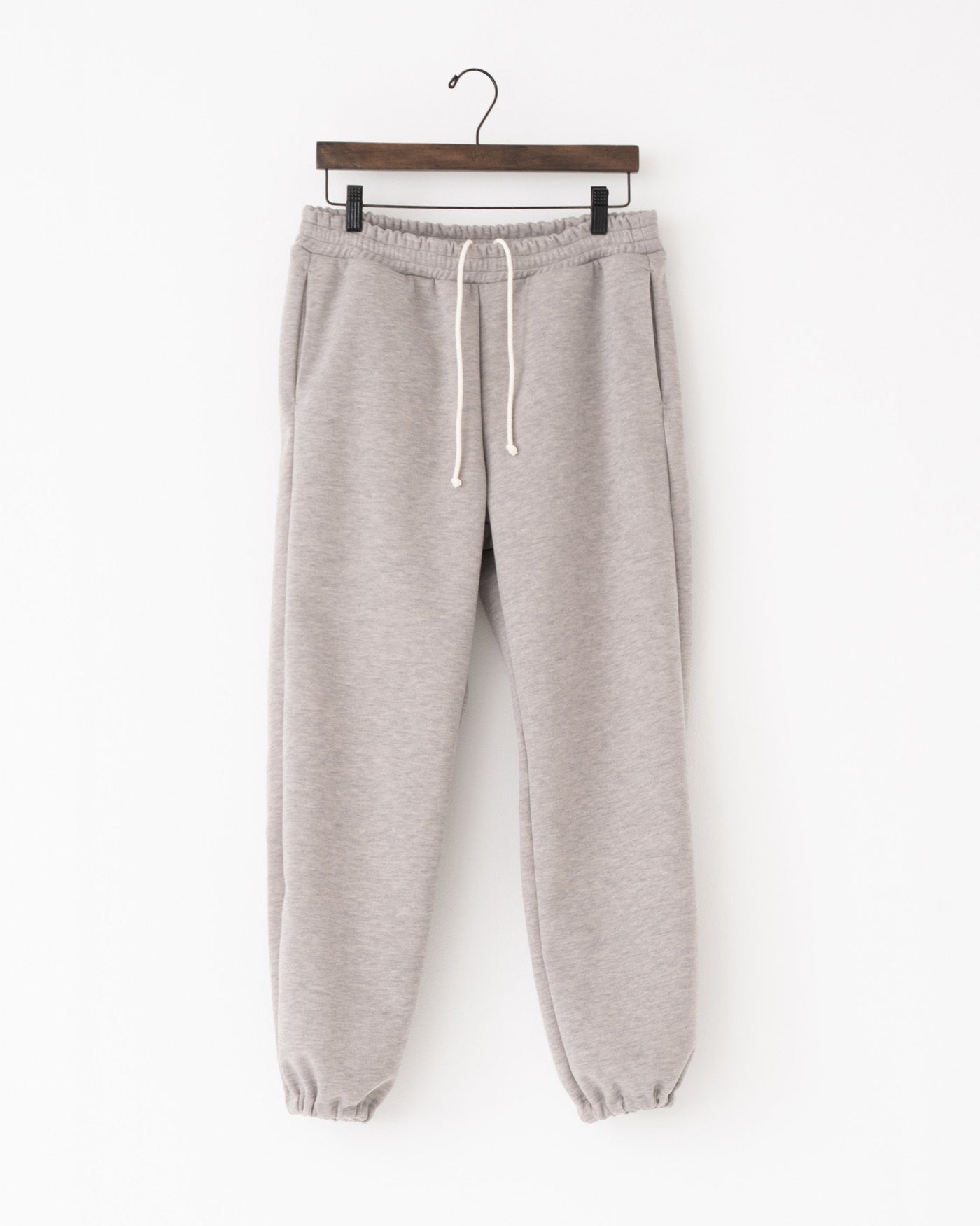knit melton jogger pants