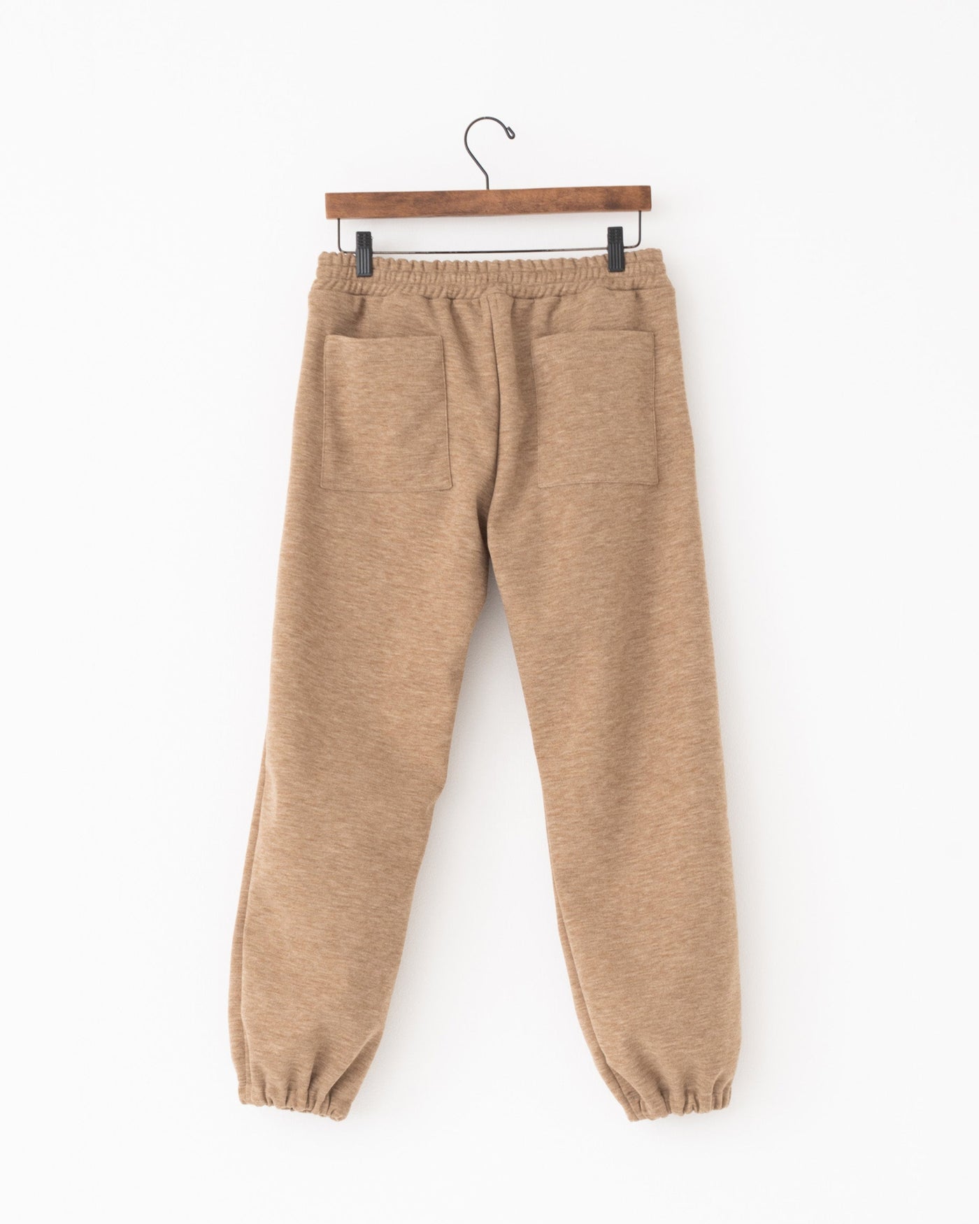 knit melton jogger pants