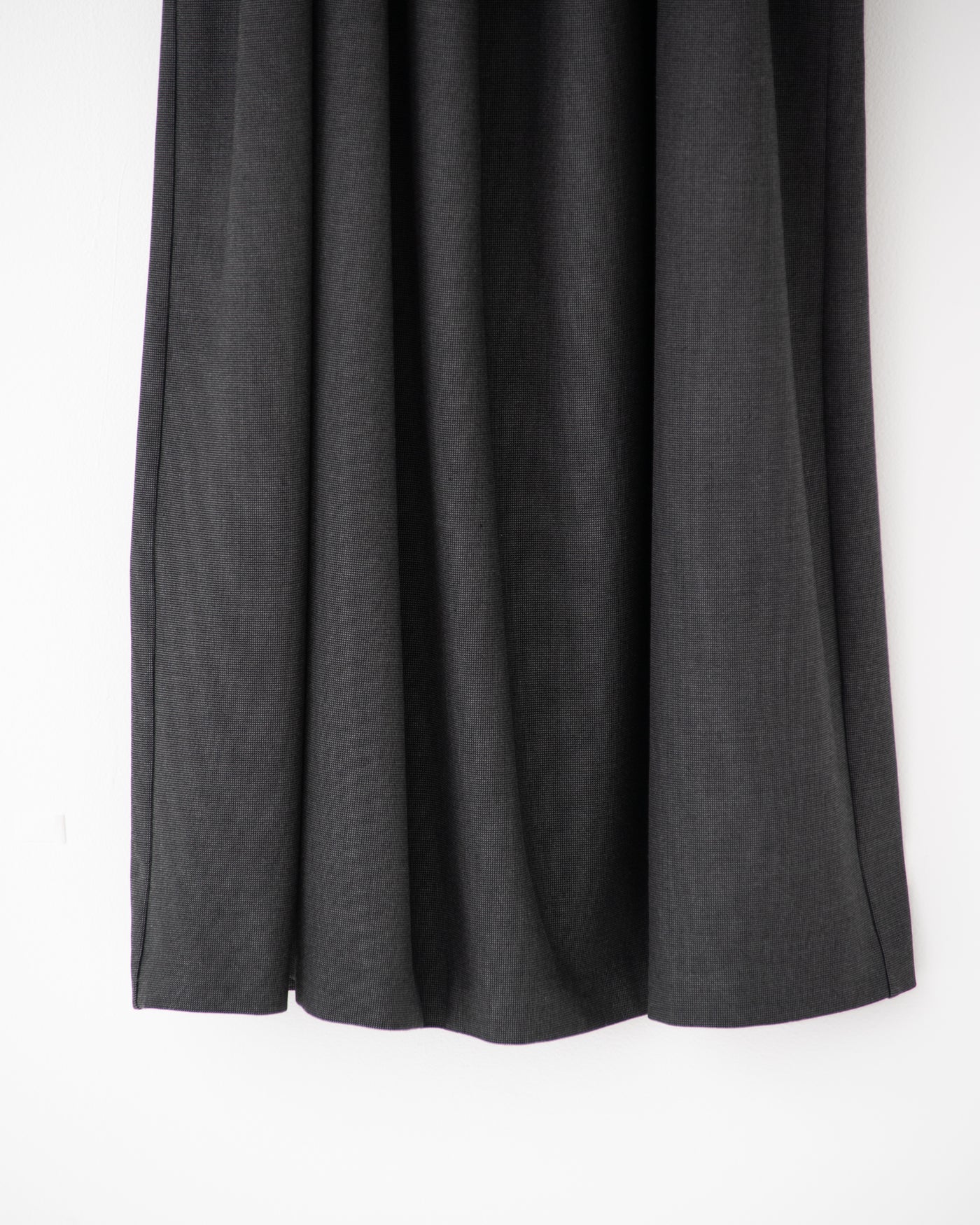 gabardine shoulder tuck dress