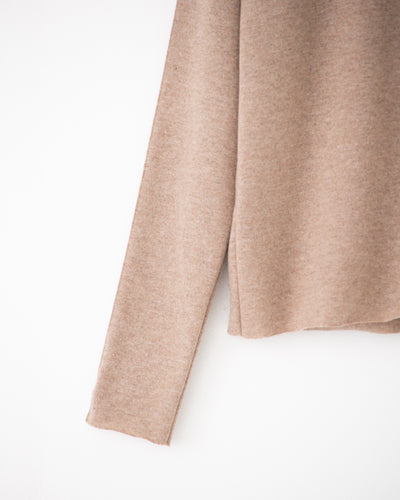 soft wool t-neck knit