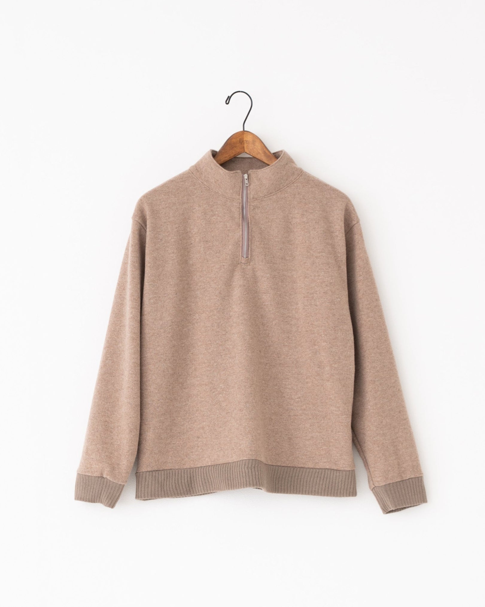 soft wool skipper sweater mocha