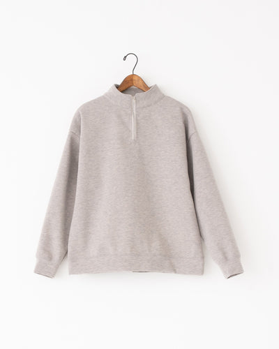 knit melton skipper sweater