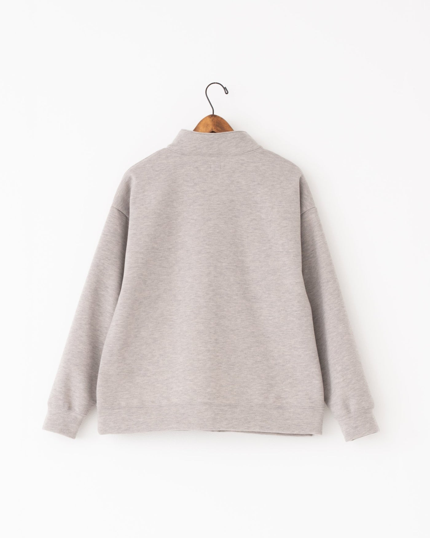 knit melton skipper sweater