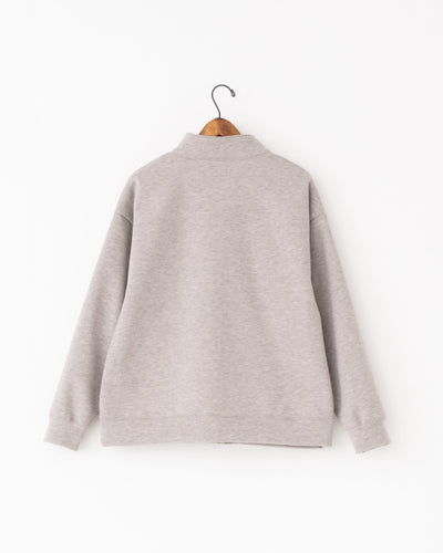 knit melton skipper sweater