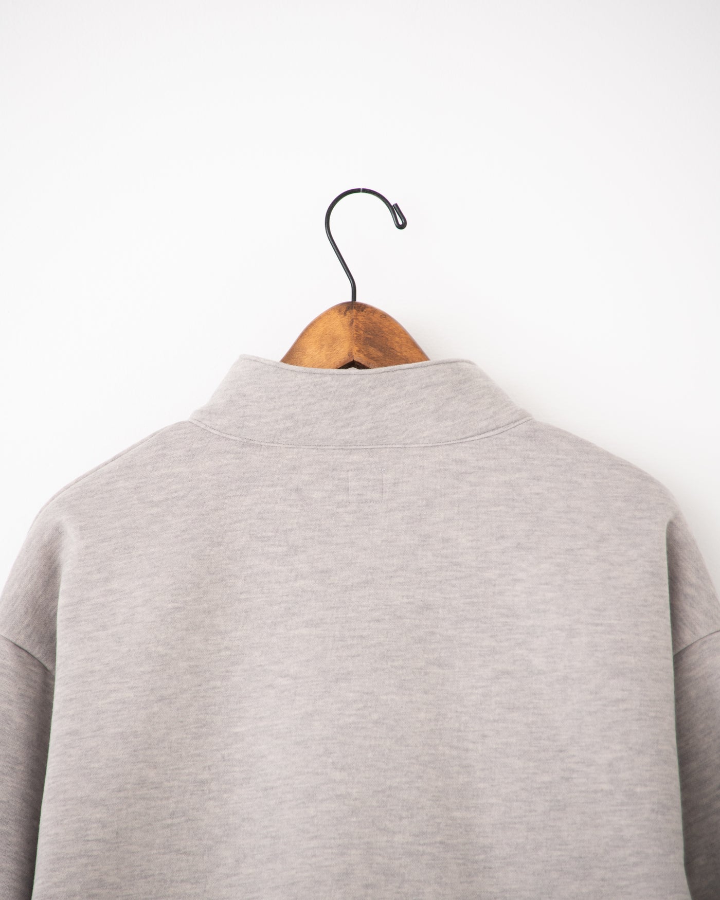 knit melton skipper sweater