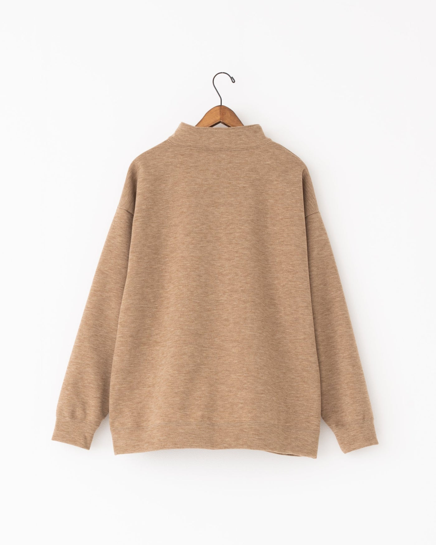 knit melton skipper sweater