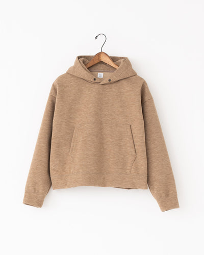 knit melton hoodie pullover