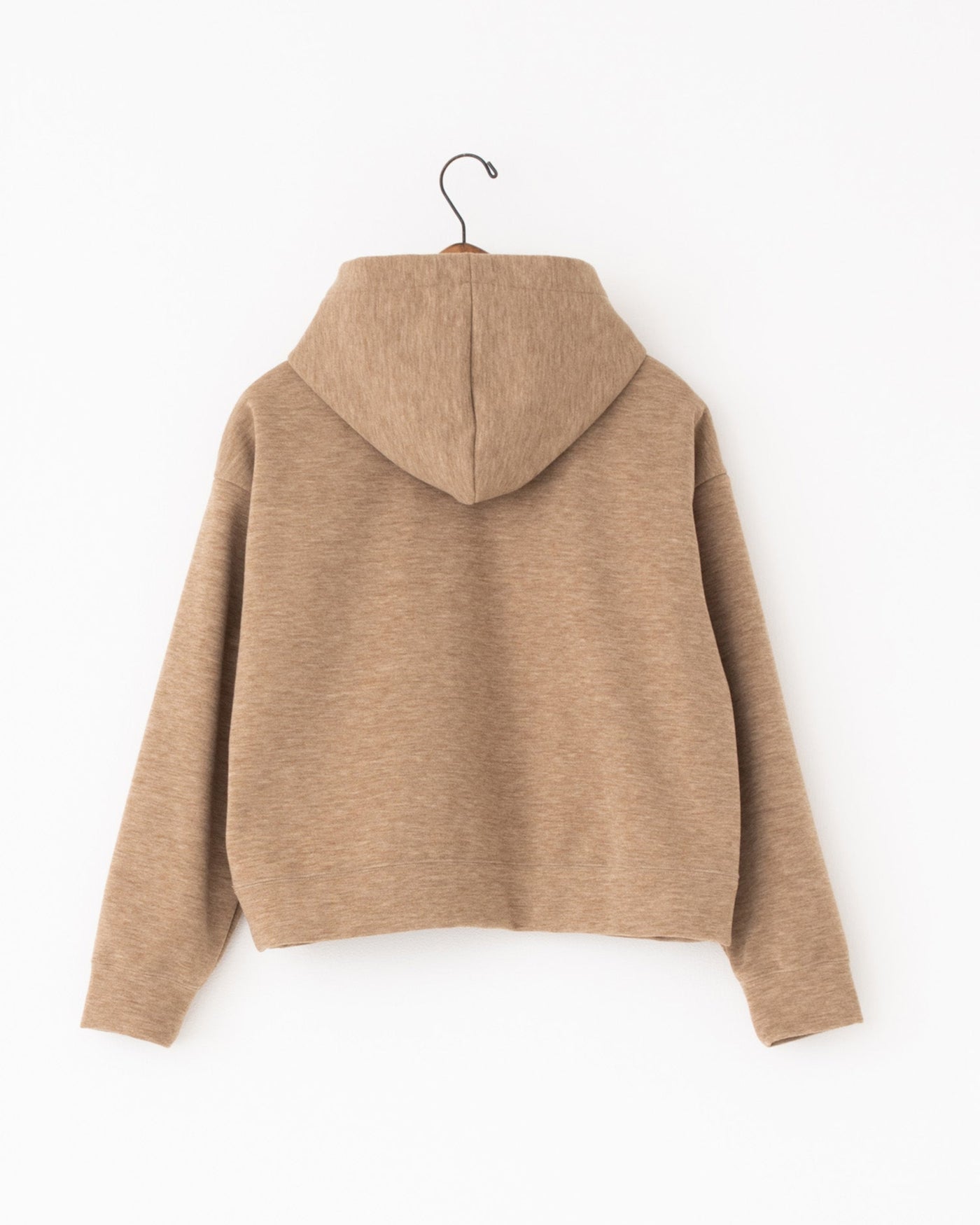 knit melton hoodie pullover