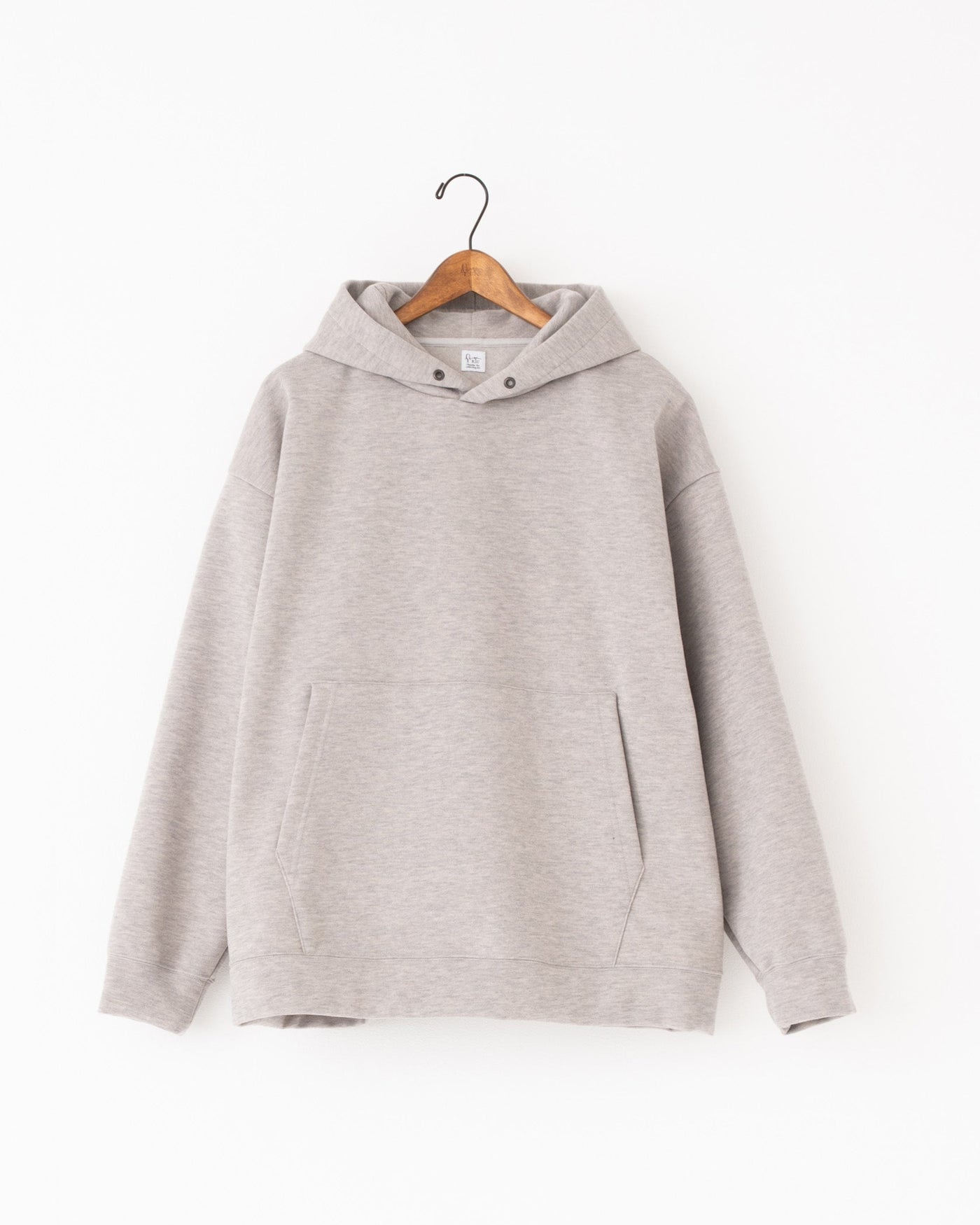 knit melton hoodie pullover