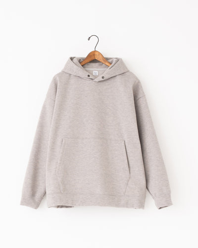knit melton hoodie pullover
