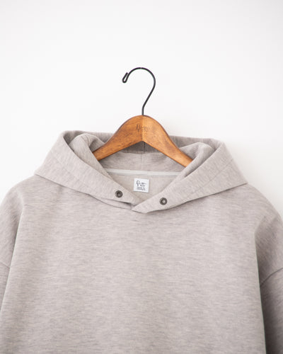 knit melton hoodie pullover