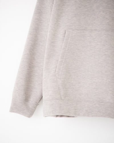 knit melton hoodie pullover