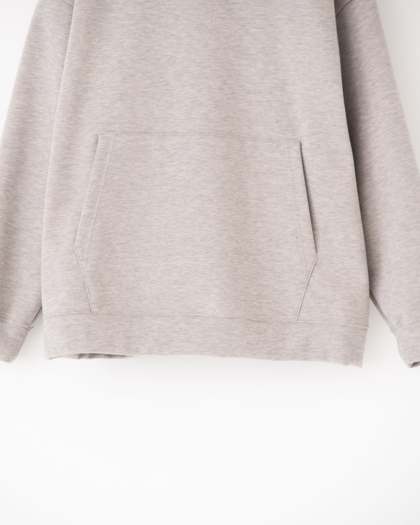 knit melton hoodie pullover