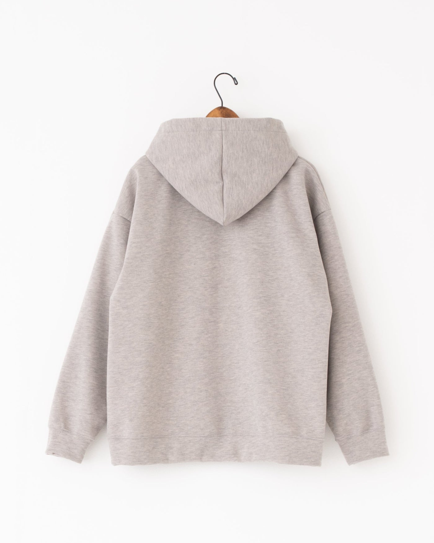 knit melton hoodie pullover